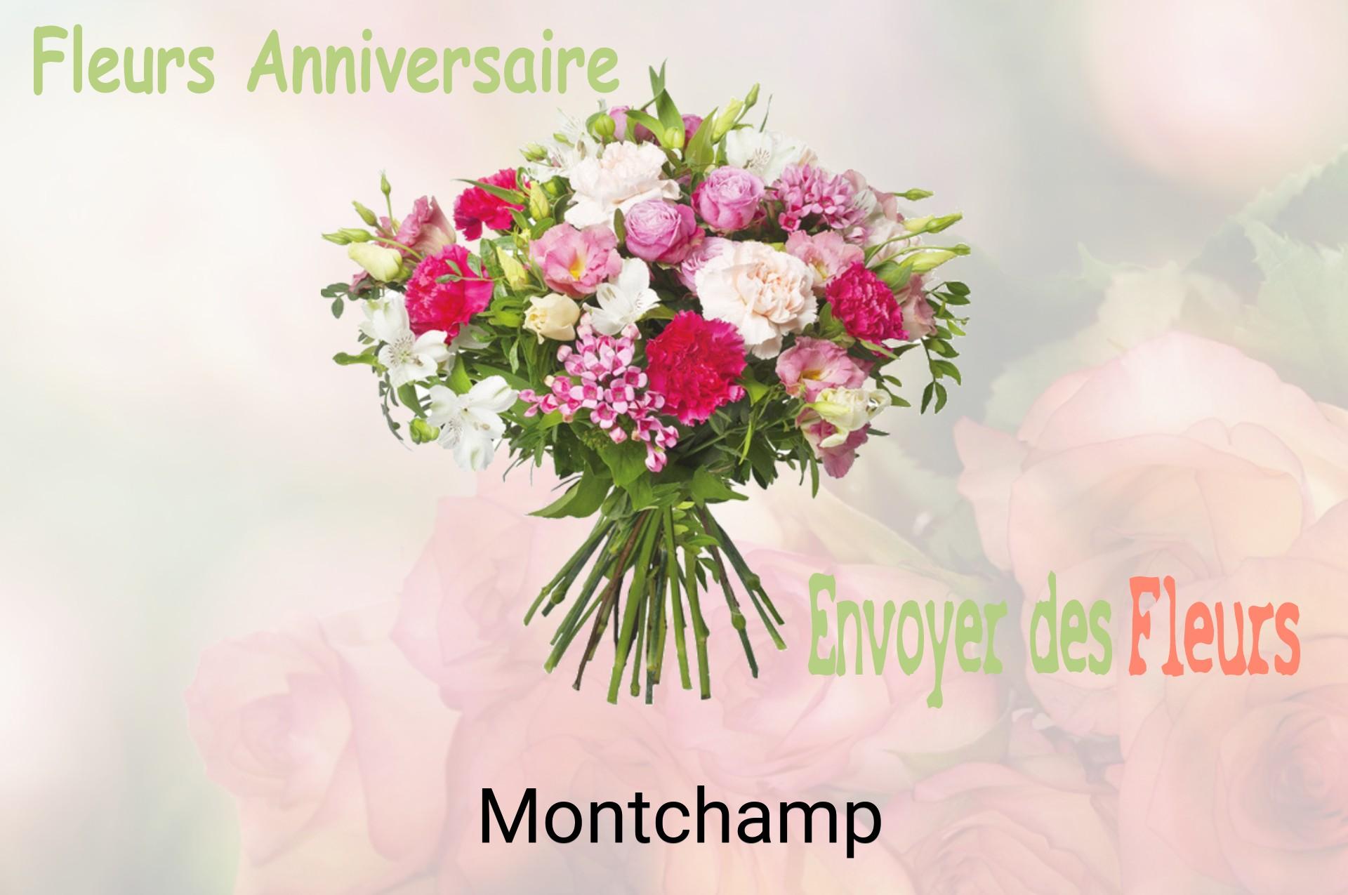 Bouquet de fleurs d’anniversaire livré à Montchamp